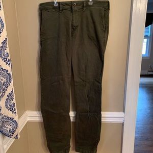 Dark Green American Eagle Pants